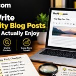 How to Write High-Quality Blog Posts