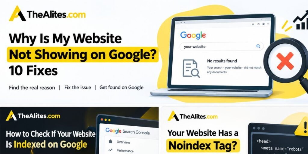 Why Is My Website Not Showing on Google